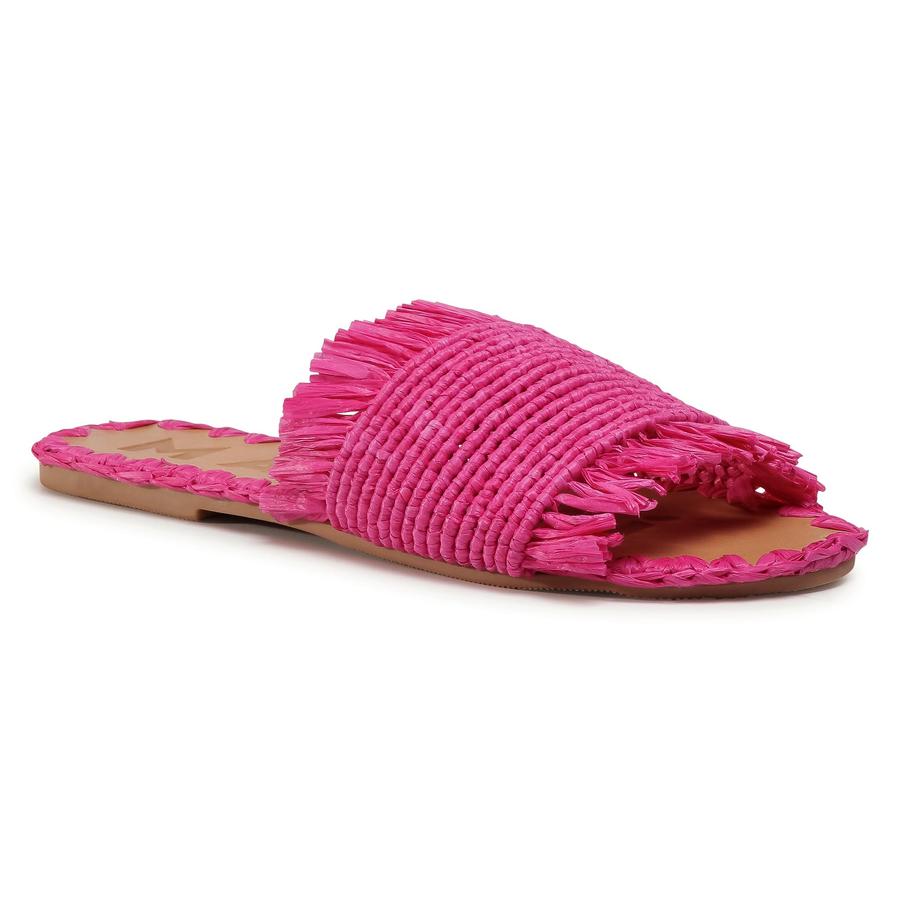 Nazouváky MANEBI - Leather Sandals S 1.7 Y0 Fucsia Fringed