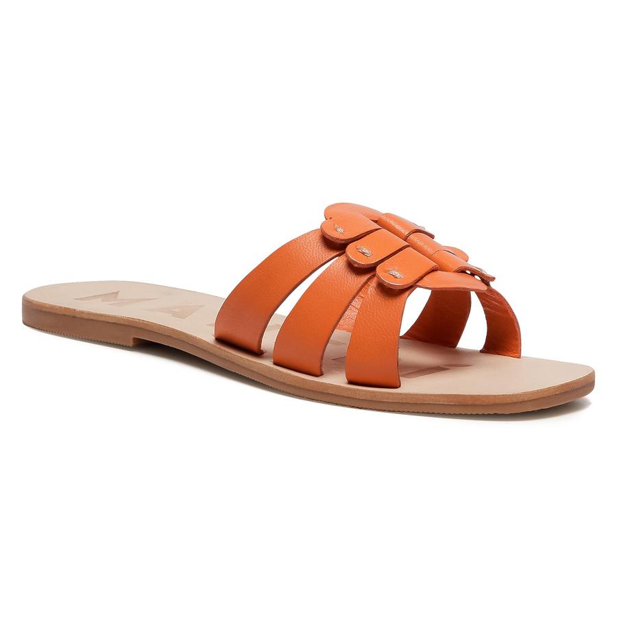 Nazouváky MANEBI - Sandals S 5.3 Y0 O Buckle Orange