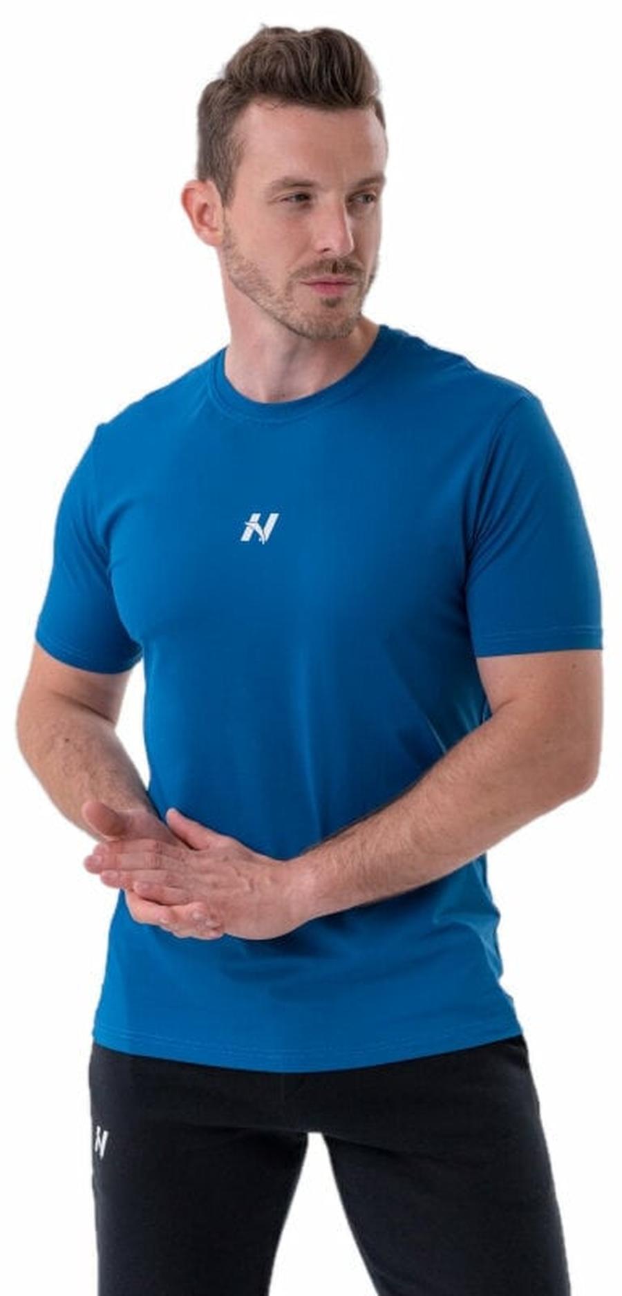 Nebbia Classic T-shirt Reset Blue 2XL Fitness tričko