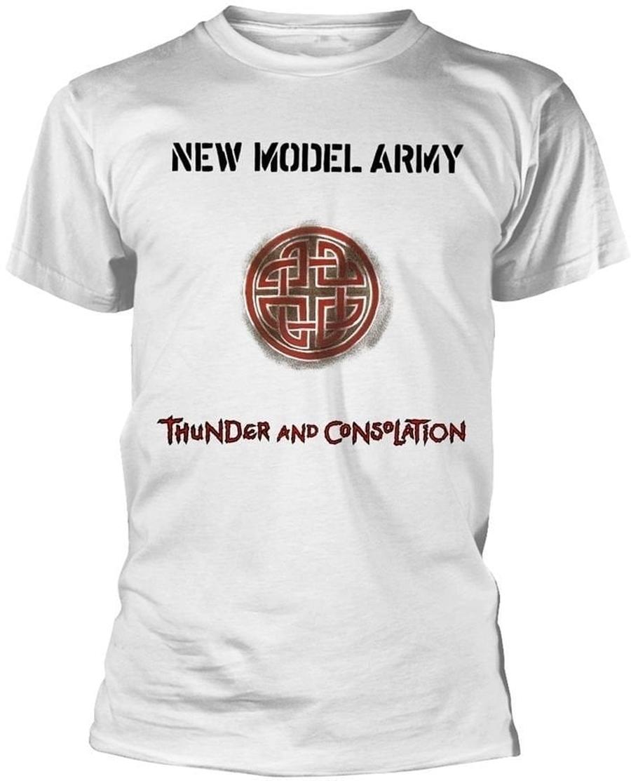 New Model Army Tričko Thunder And Consolation XL Bílá