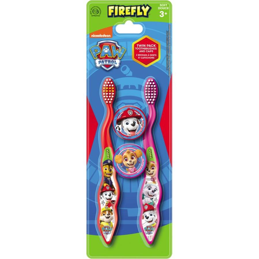 Nickelodeon Paw Patrol Dental Set zubní kartáček s cestovní krytkou 2 ks