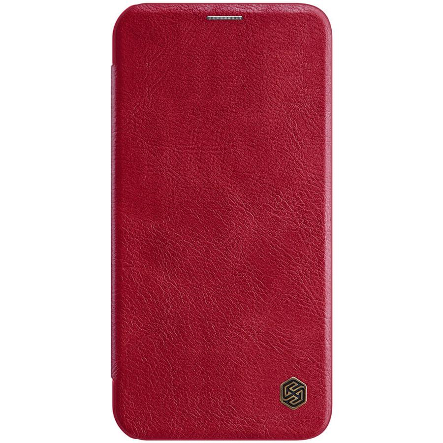 Nillkin Qin flipové pouzdro Apple iPhone 12/ 12 Pro red