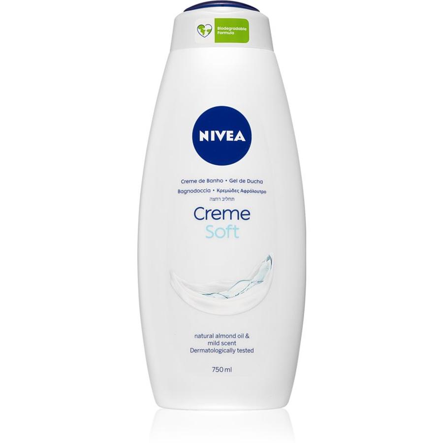 Nivea Creme Soft krémový sprchový gel maxi 750 ml