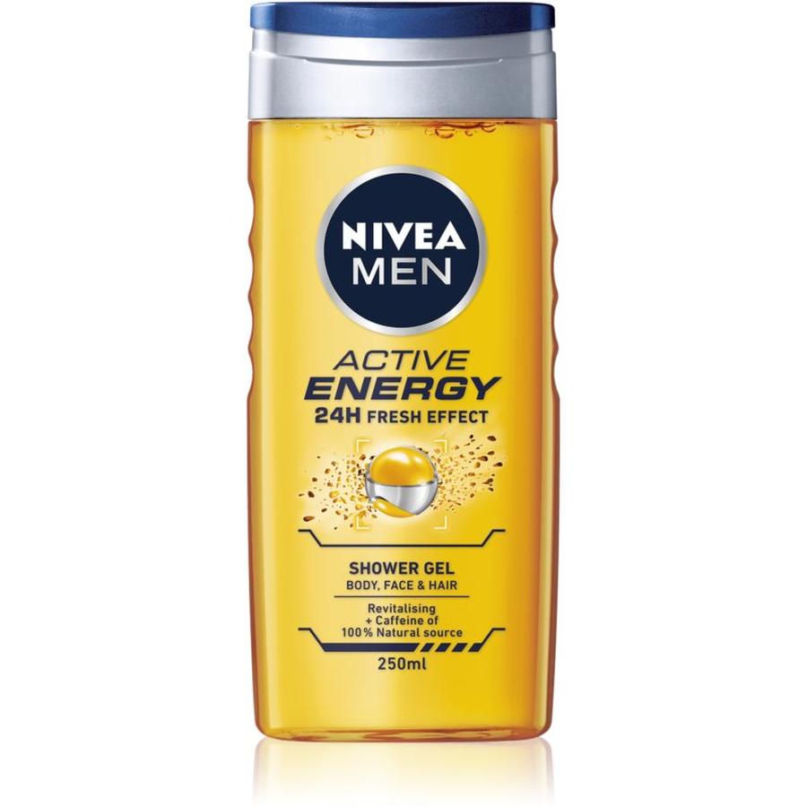 Nivea Men Active Energy sprchový gel pro muže 250 ml