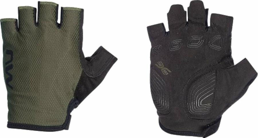 Northwave Active Short Finger Gloves Green Forest/Black M