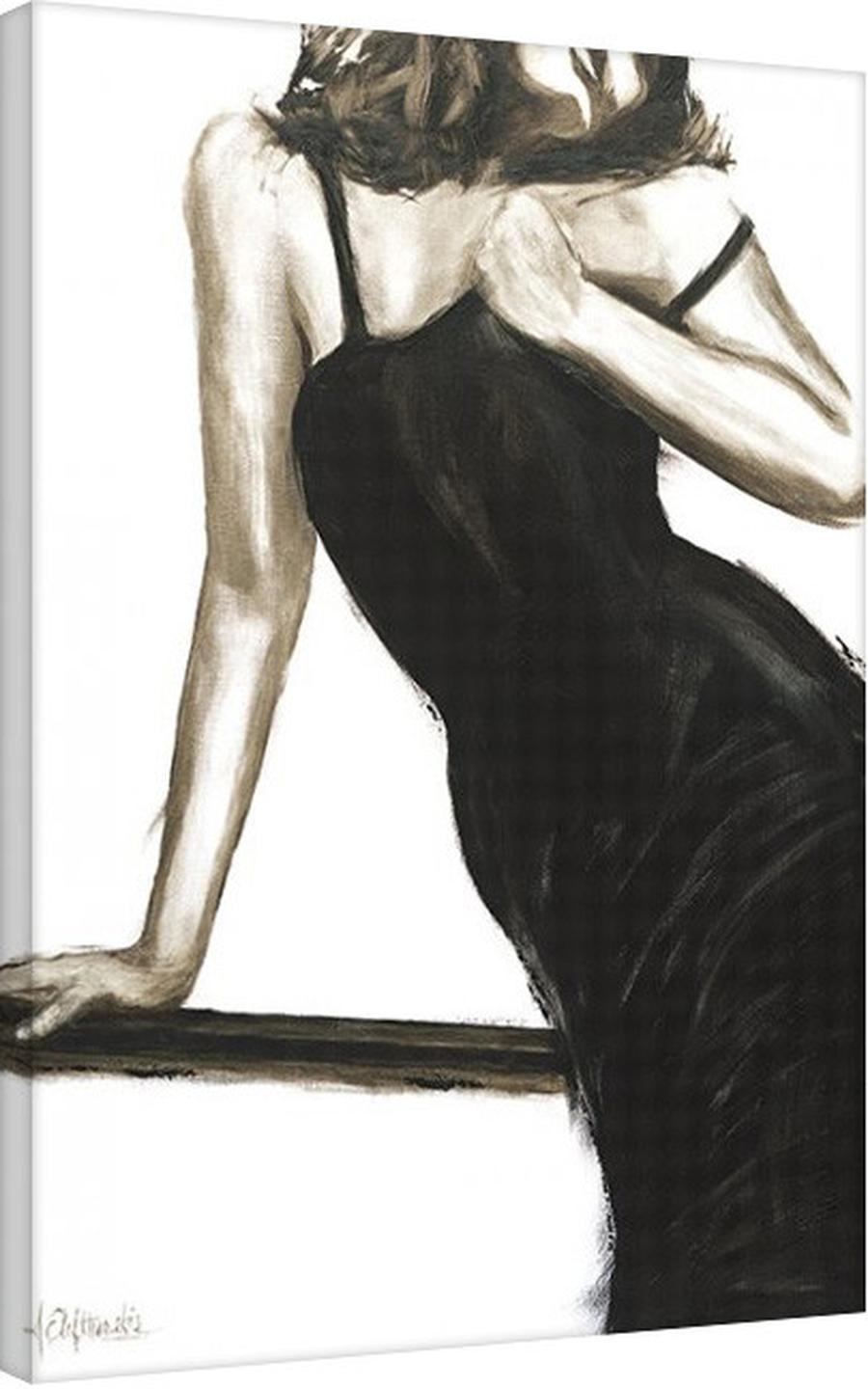 Obraz na plátně Janel Eleftherakis - Little Black Dress III,