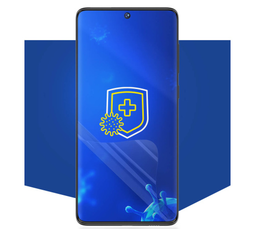 Ochranná antimikrobiální 3mk folie Silver Protection+ pro Samsung Galaxy S9