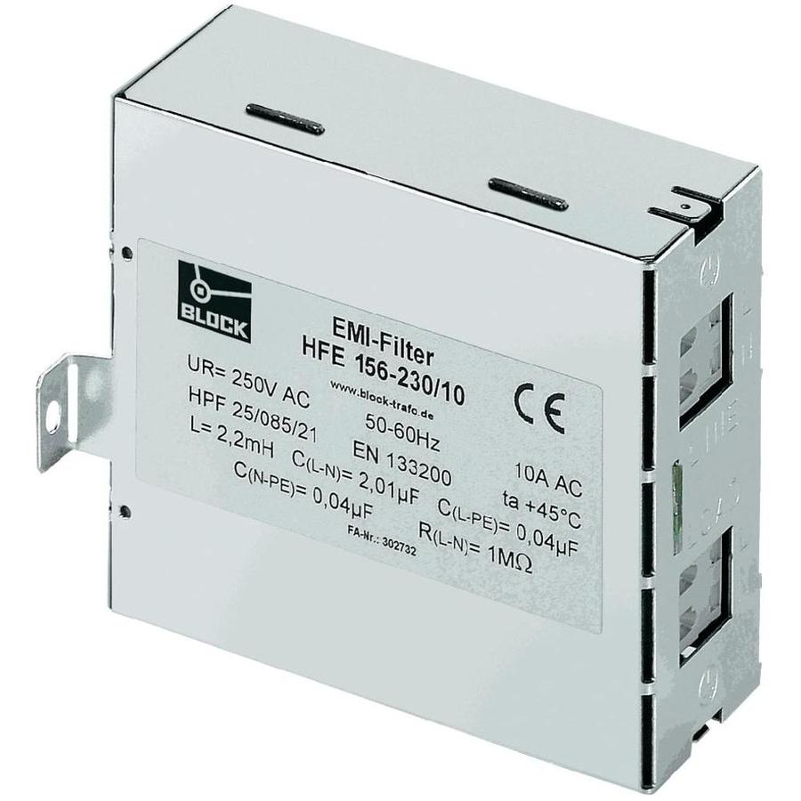 Odrušovací filtr Block HFE 156-230/16, 0 - 63 Hz, 230 V/AC, 16 A