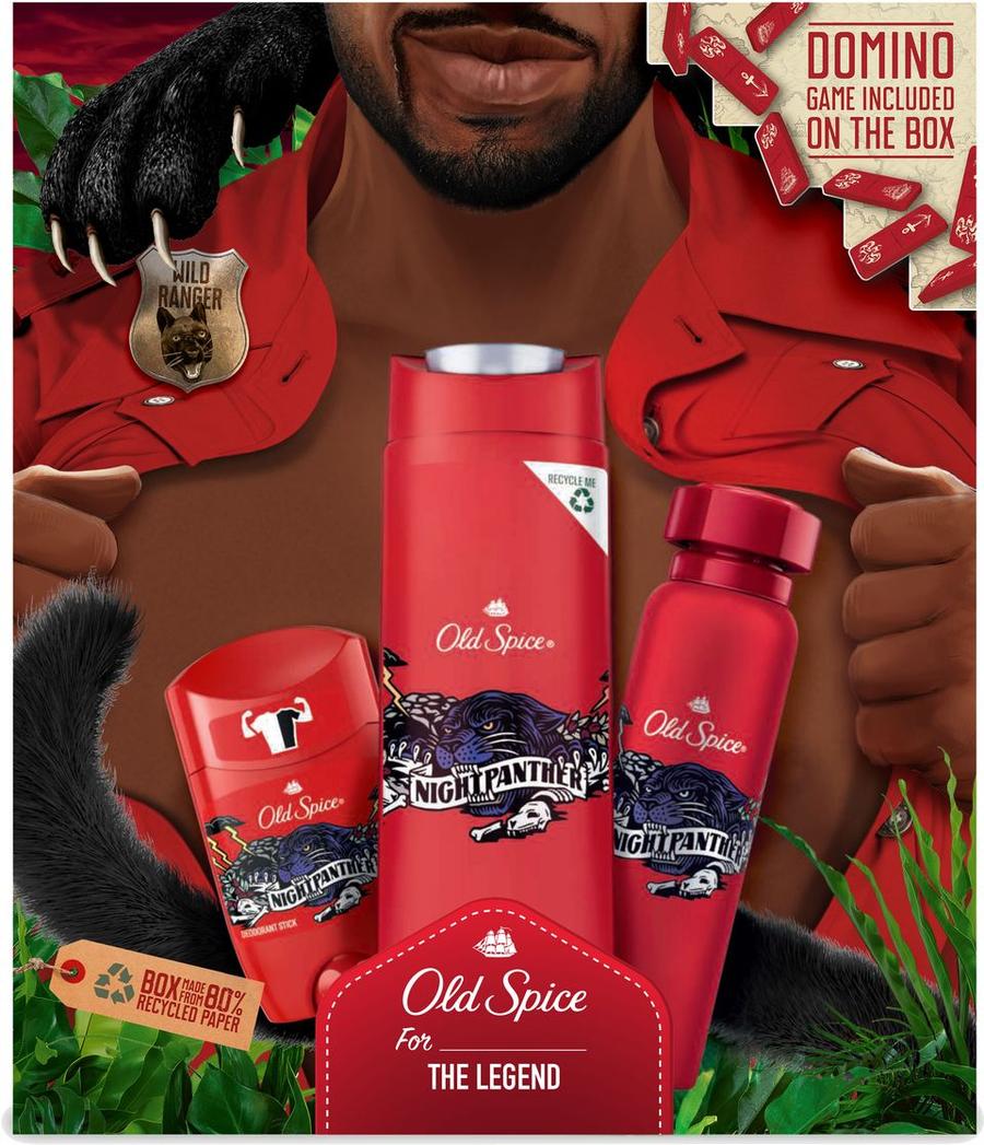 Old Spice Dárková sada tělové péče Nightpanther Wild Explorer