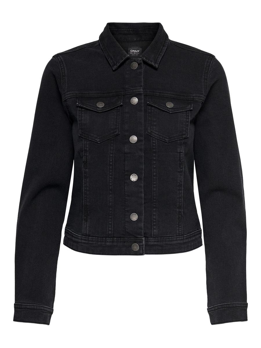 ONLY Dámská džínová bunda ONLWESTA 15192447 Black Denim 34