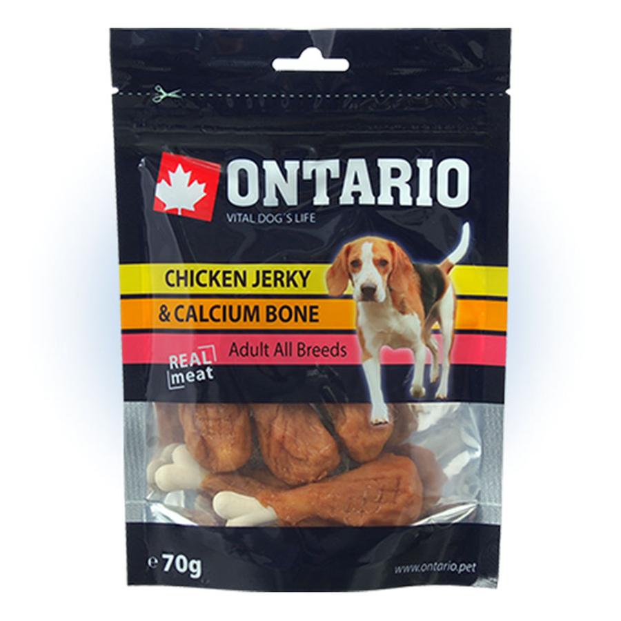 Ontario Snack Chicken Jerky + Calcium 70g