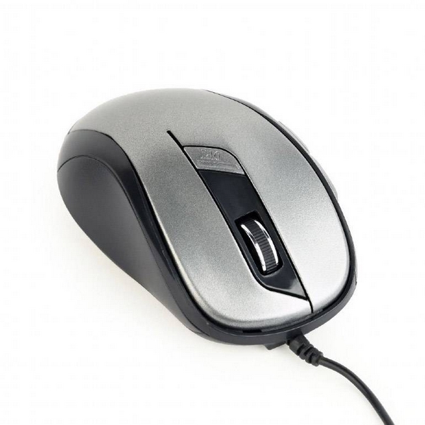 Optická Wi-Fi myš Gembird MUS-6B-01-BG MUS-6B-01-BG, stříbrná, černá