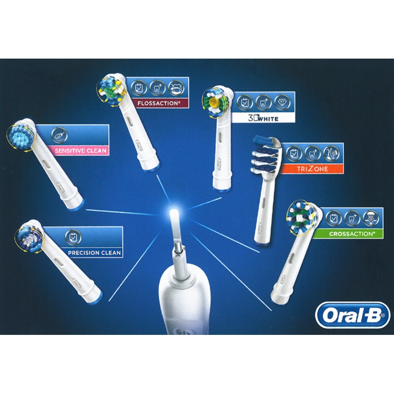 Oral B Pro 1 790 Cross Action Black elektrický zubní kartáček