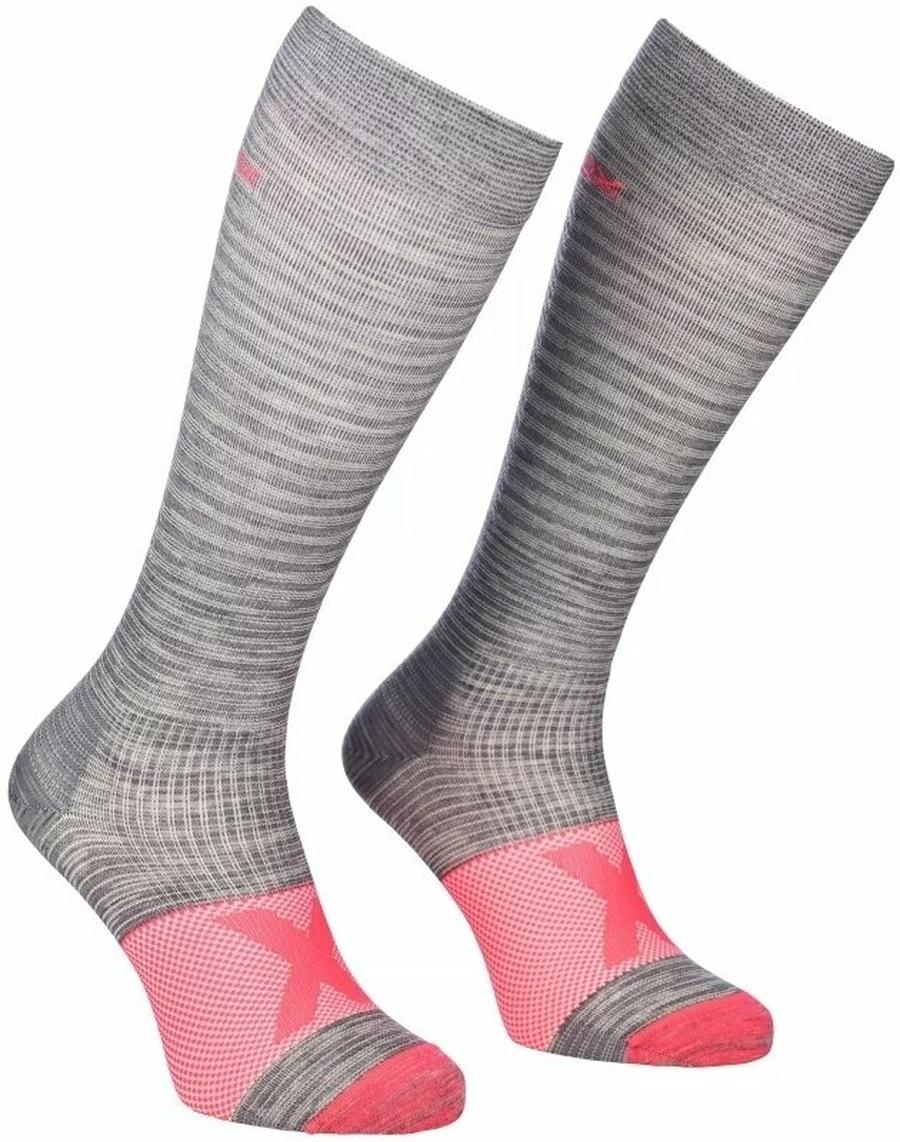 Ortovox Ponožky Tour Compression Long W Grey Blend 42-44