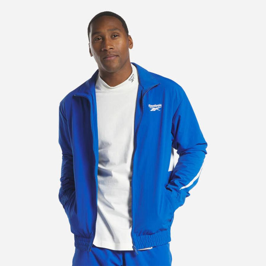 Pánská bunda Reebok Classics Vector Tracktop Vecblu IA2505