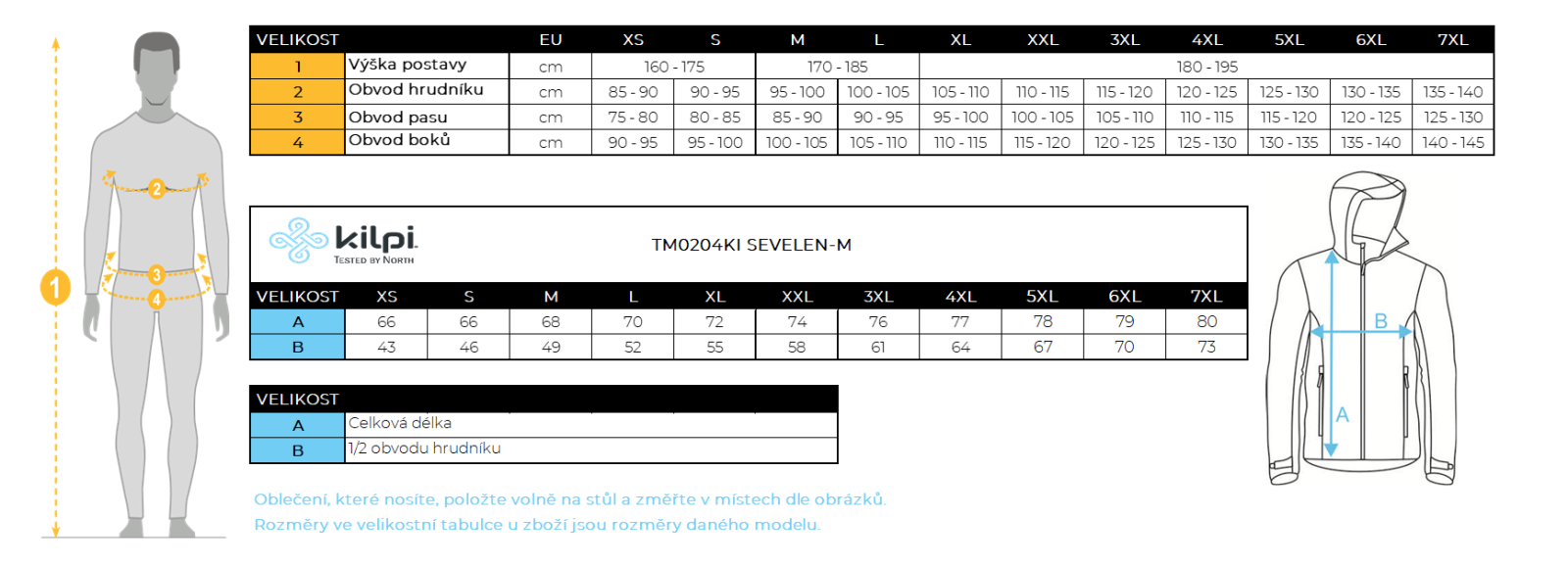 Pánská mikina Kilpi Sevelen-M BLK XS