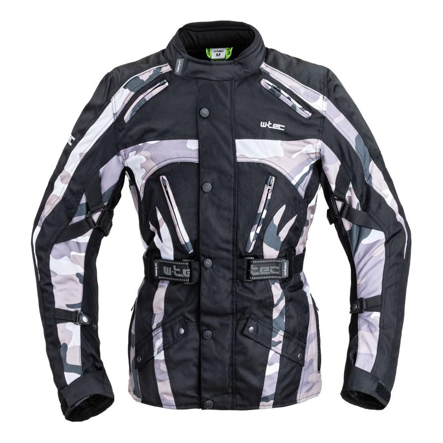 Pánská moto bunda W-TEC Troopa  Black Camo  L