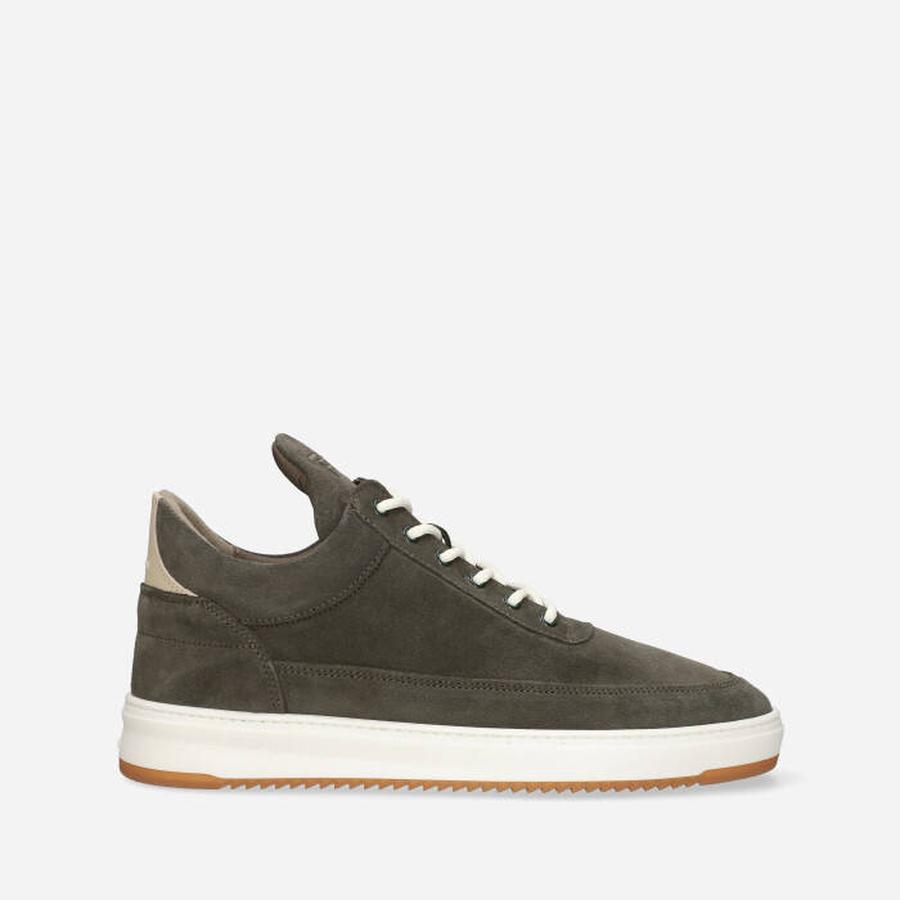 Pánské boty tenisky Filling Pieces Low Top Ripple semiš 25122791926