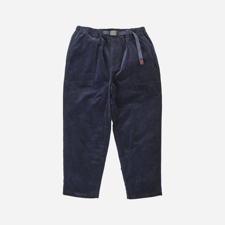 Pánské kalhoty Gramicci Corduroy Loose Tapered Pants G2FU-P006 DARK NAVY