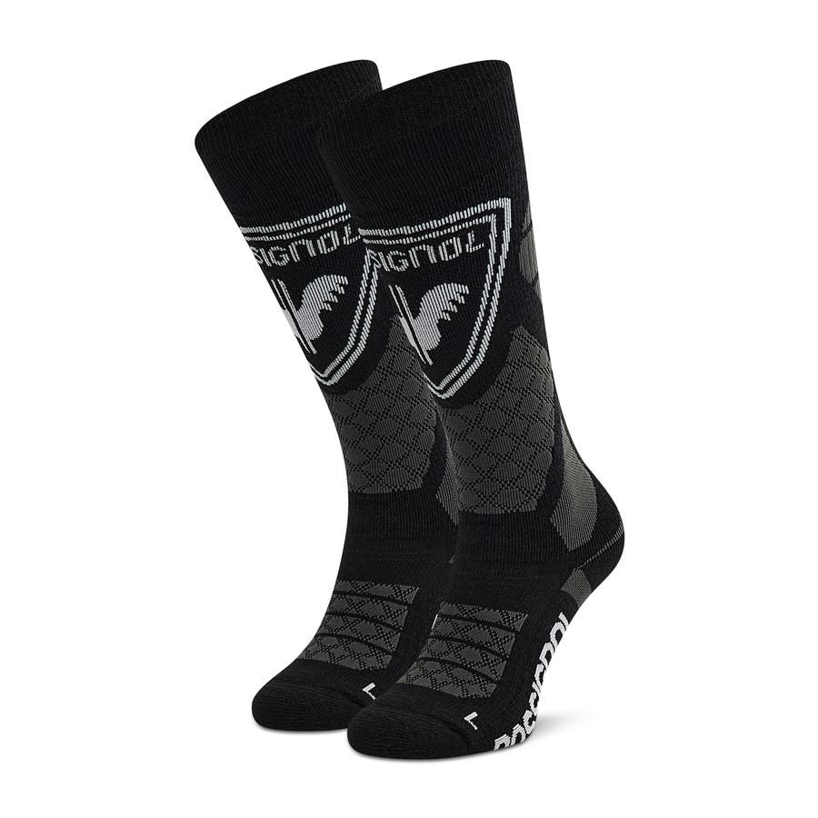 Pánské klasické ponožky ROSSIGNOL - Wool & Silk RLKMX12 Black 200