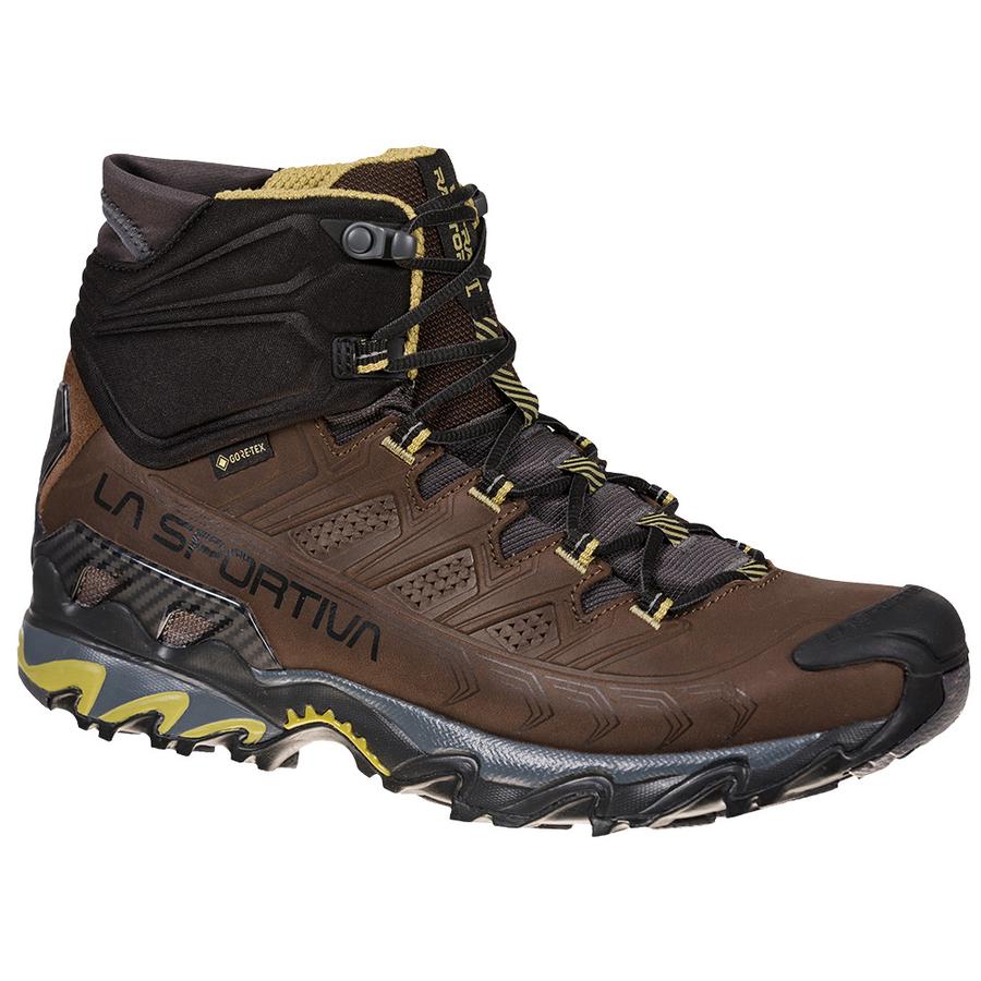 Pánské kotníkové boty La Sportiva Ultra Raptor II Mid Leather Wide GTX Chocolate/Cedar 8UK