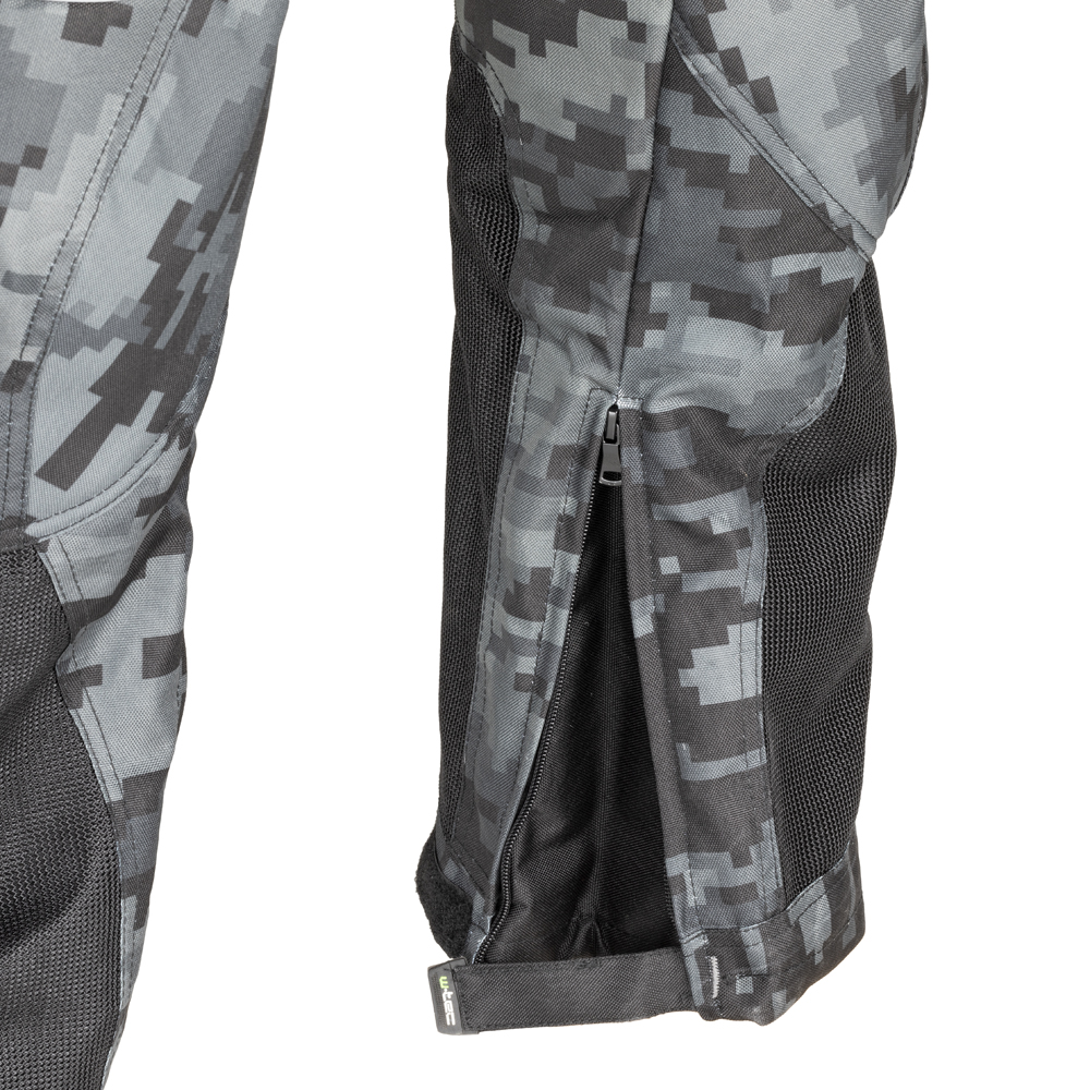 Pánské letní moto kalhoty W-TEC Jori  Black-Grey Digi-Camo  3XL