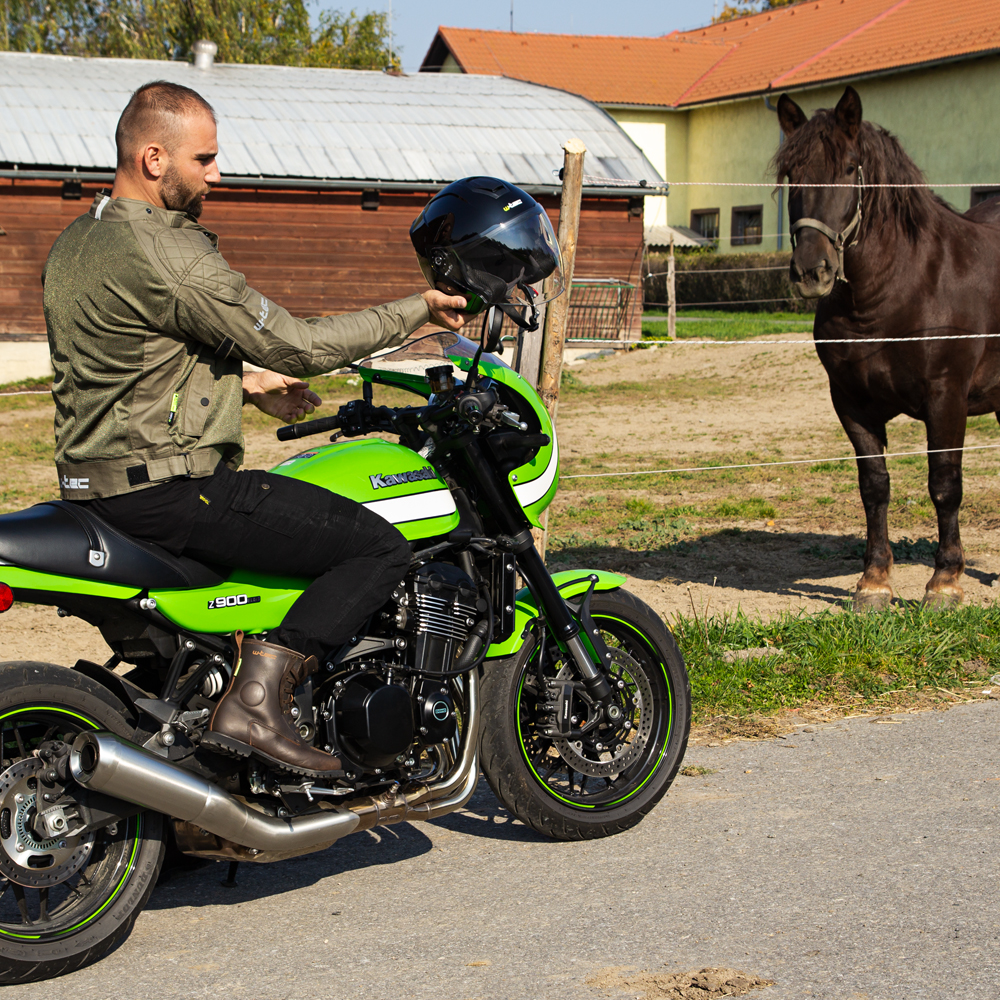 Pánské moto jeansy W-TEC Aredator  černá  38/36