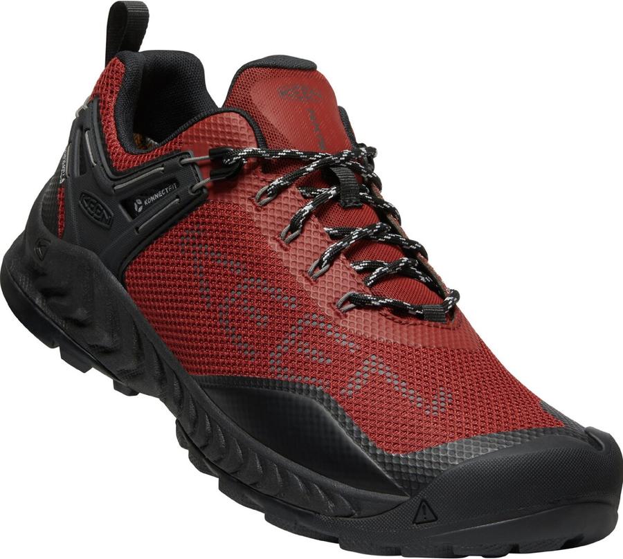 Pánské outdoorové boty Keen Nxis Evo WP Men Fired brick/black 9,5UK