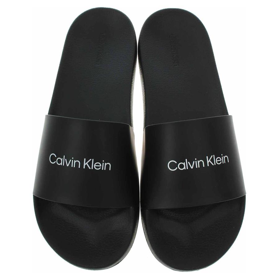 Pánské plážové pantofle Calvin Klein HM0HM00455 Ck Black 45