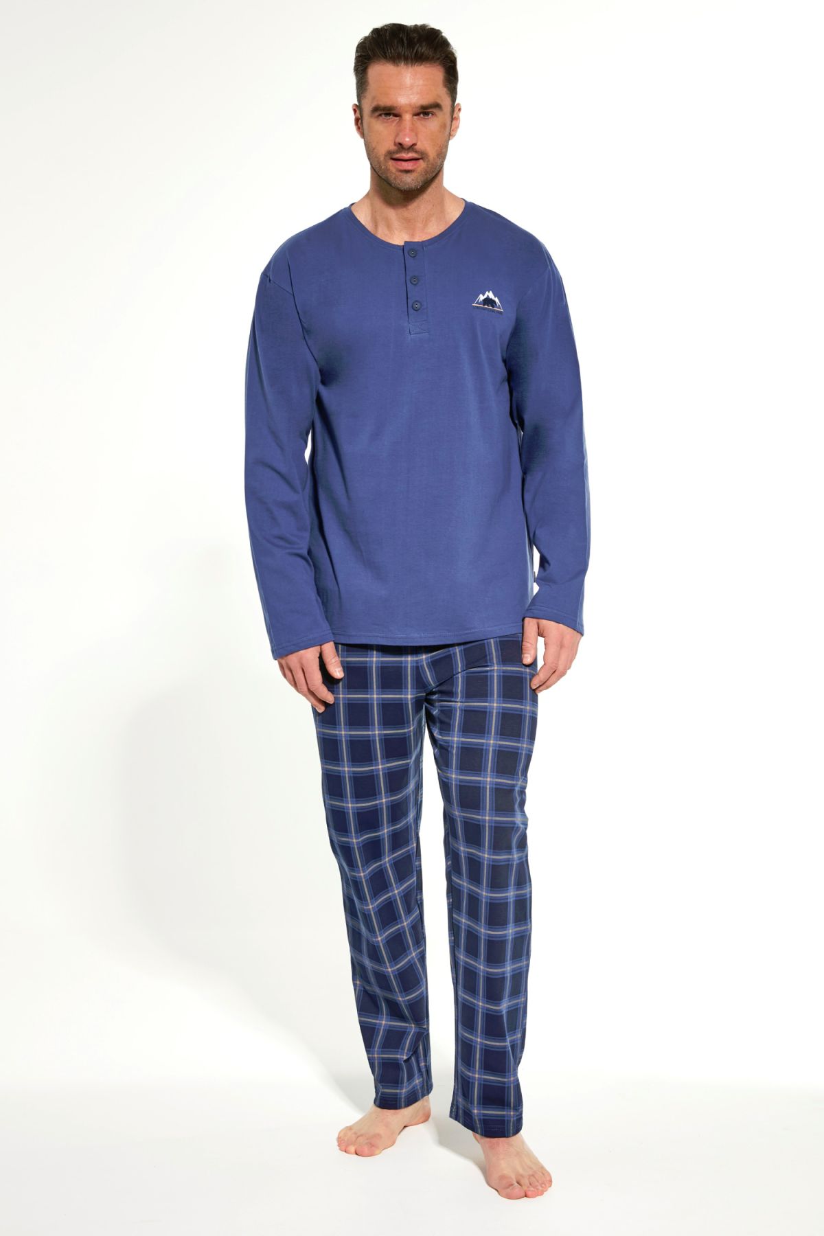 Pánské pyžamo Cornette 113/220 Utah Modrá L