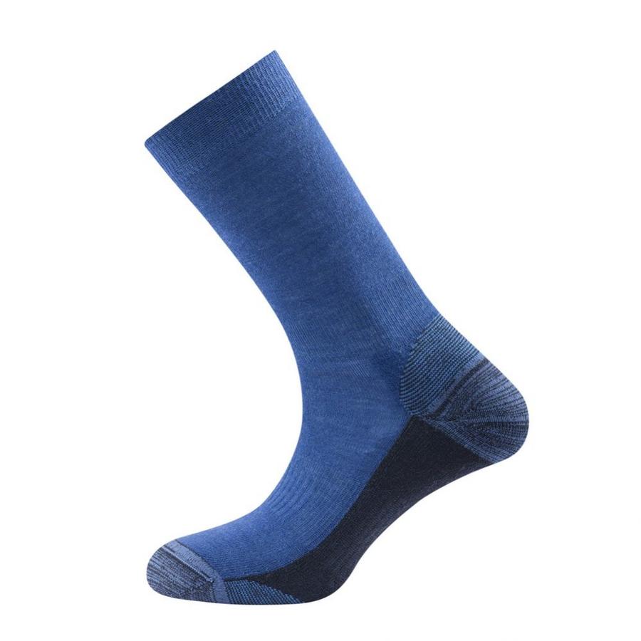Pánské středně teplé vlněné ponožky Devold Multi Medium modrá 41-43
