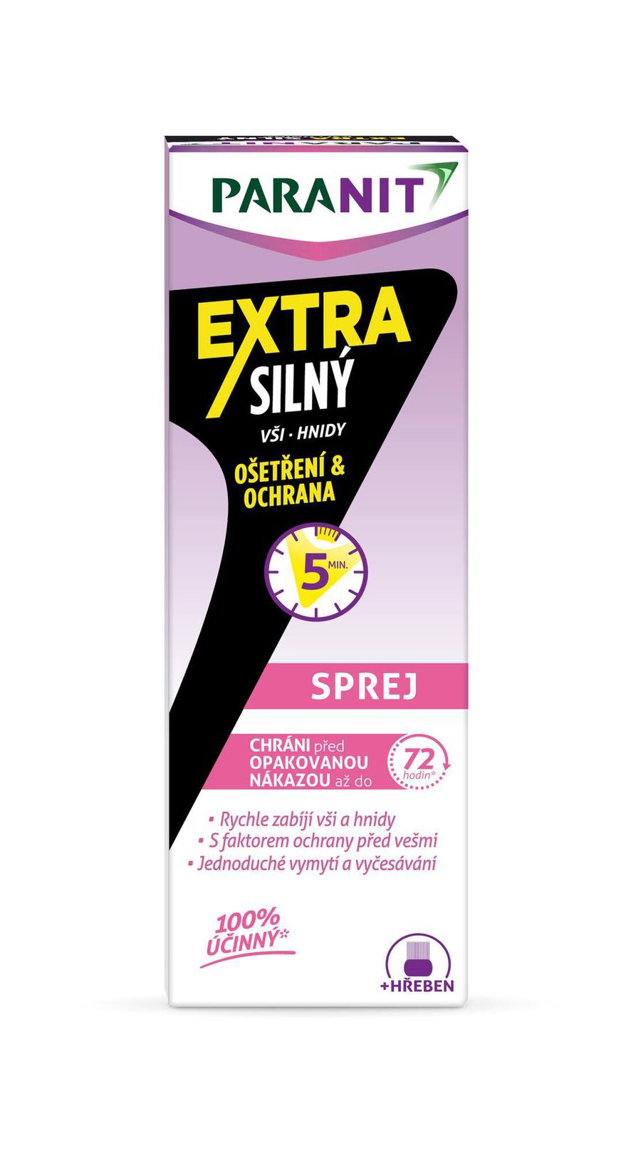 Paranit Extra Silný Sprej 100ml+hřeben