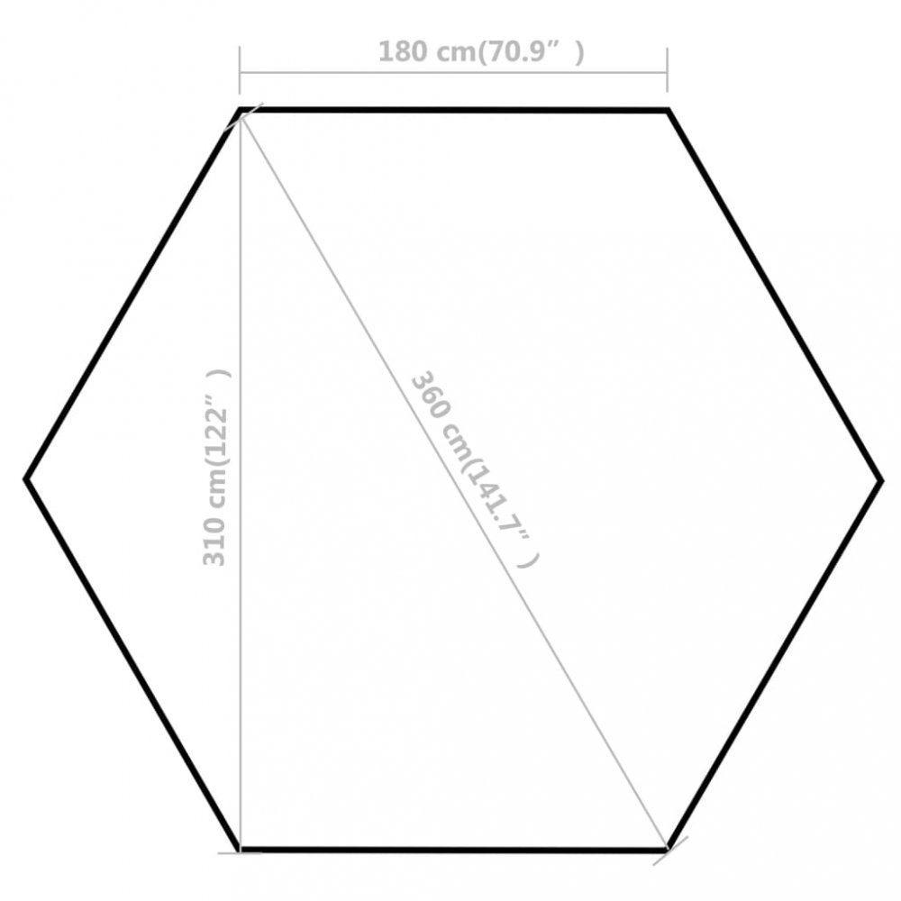 Party stan 3,5x3 m Dekorhome Šedá,Party stan 3,5x3 m Dekorhome Šedá