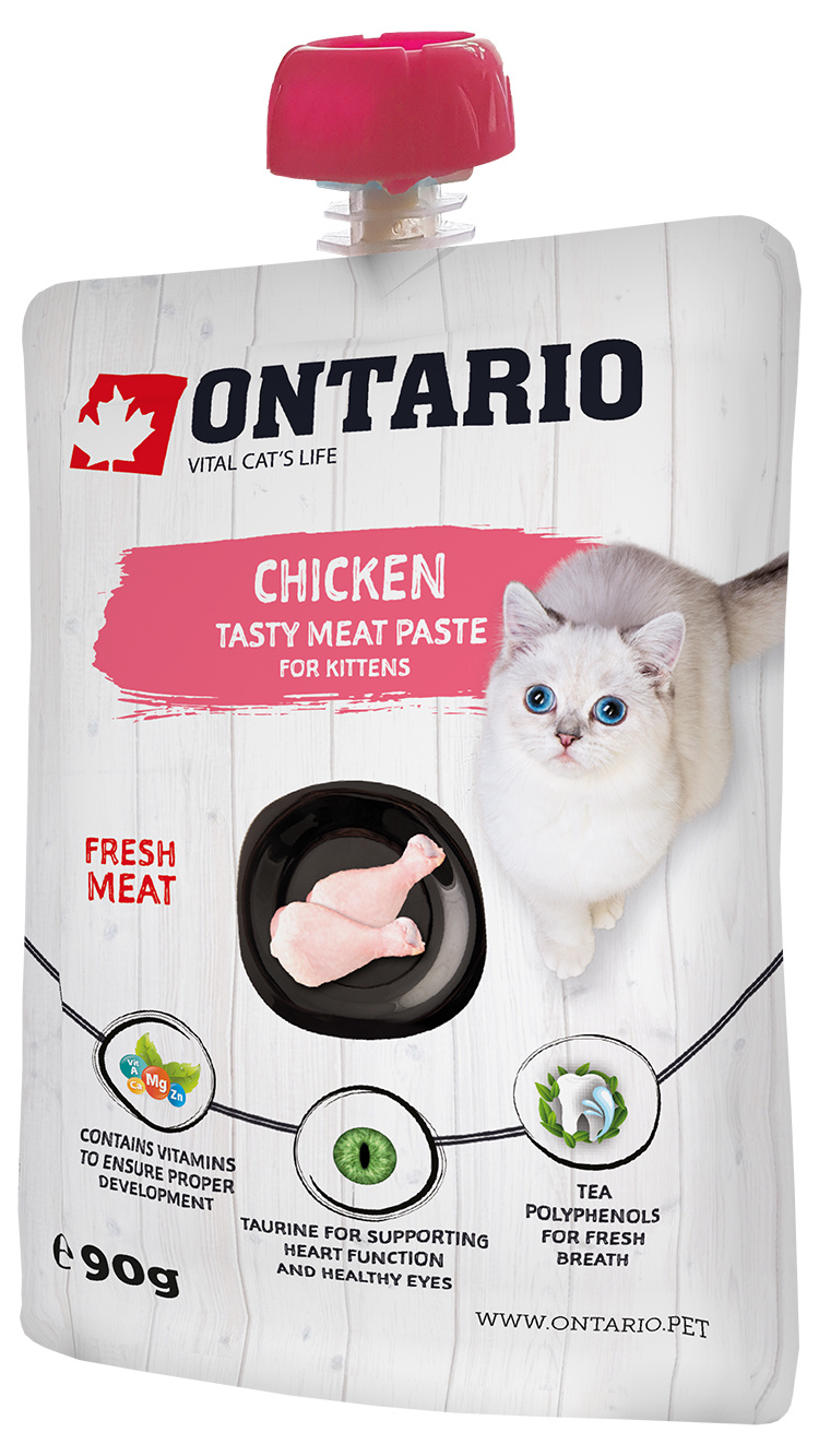 Pasta Ontario Kitten Chicken Fresh Meat Paste 90g