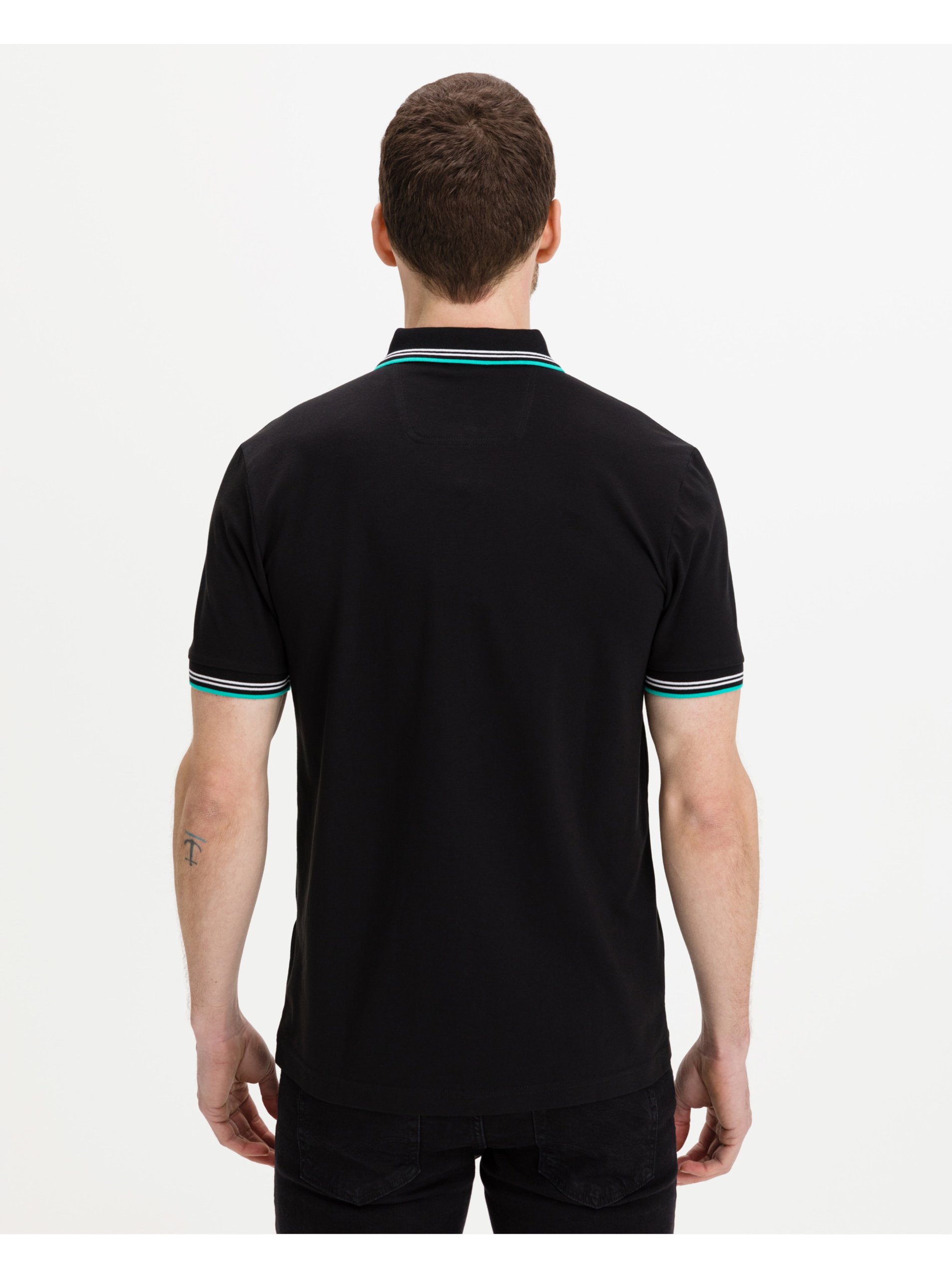 Paul Curved Polo triko BOSS