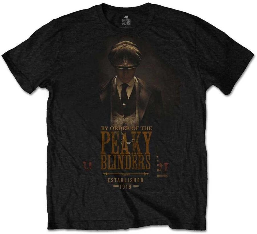 Peaky Blinders Tričko Unisex Established 1919 Black L