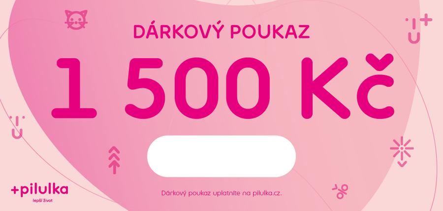 Pilulka Elektronický dárkový poukaz na 1500 Kč