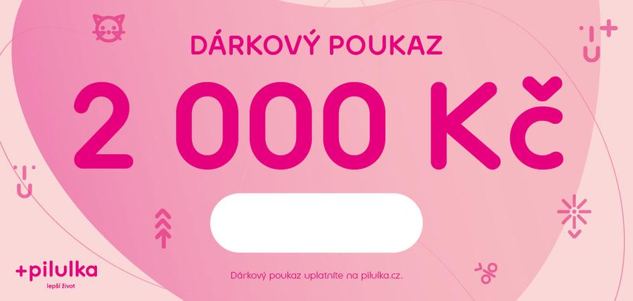 Pilulka Elektronický dárkový poukaz na 2000 Kč