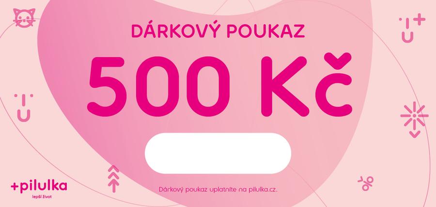 Pilulka Elektronický dárkový poukaz na 500 Kč