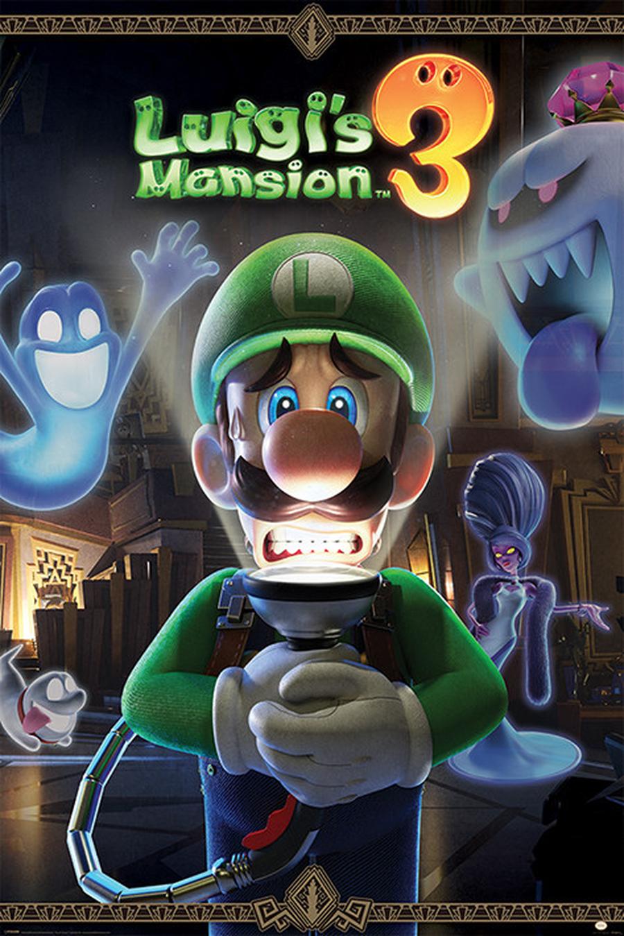 Plakát, Obraz - Luigi's Mansion 3 - You're in for a Fright,