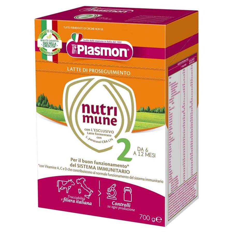 PLASMON Nutri-mune 2 pokračovací mléko 2x350 g, 6m+