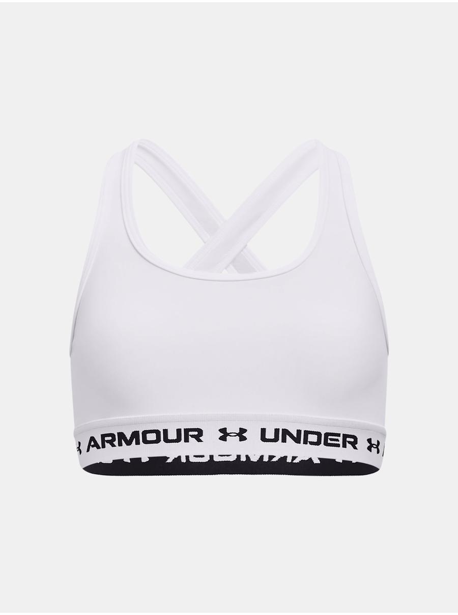 Podprsenka Under Armour G Crossback Mid Solid-WHT