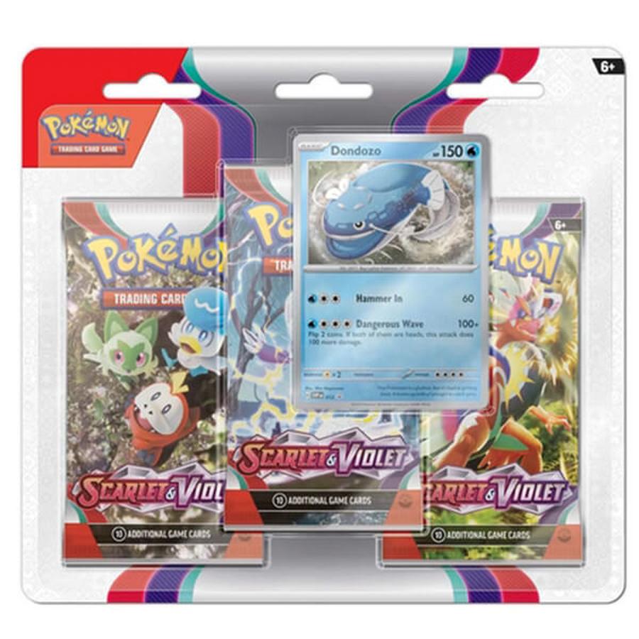 Pokémon Scarlet and Violet - 3 Pack Blister - Dondozo