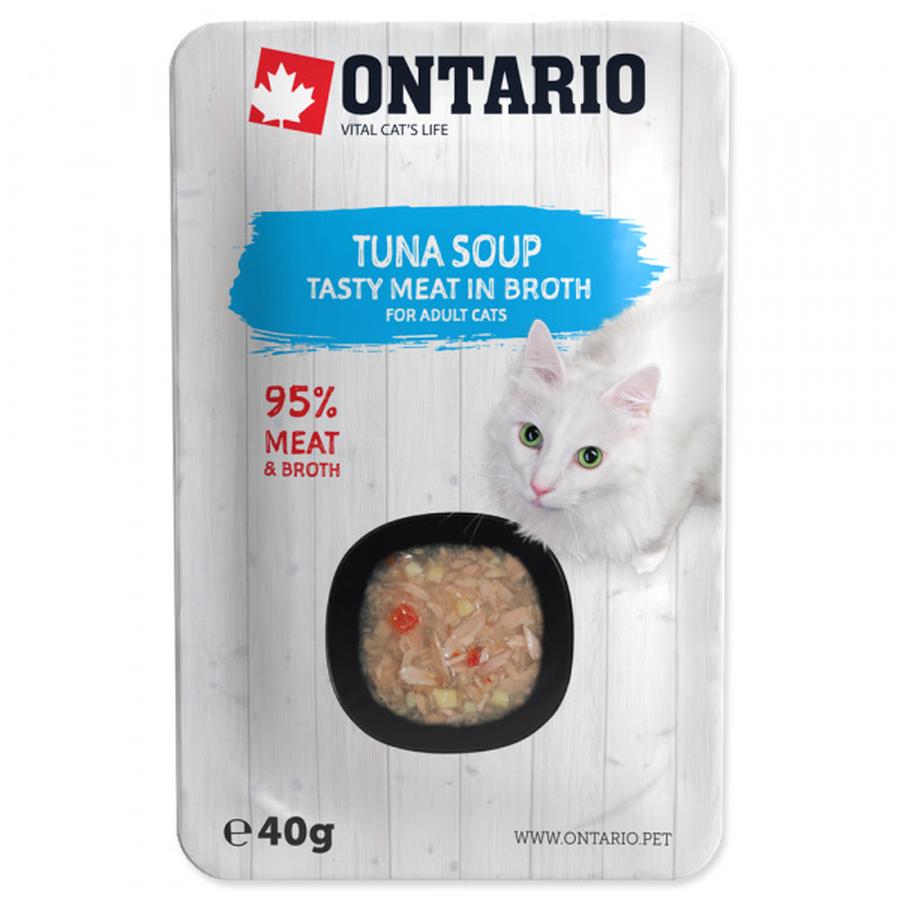Polévka Ontario Cat Soup Tuna with vegetables 40g