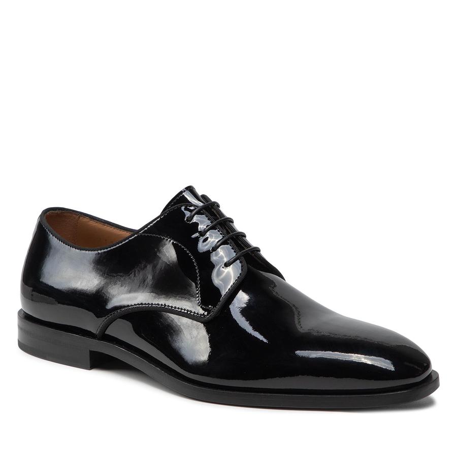 Polobotky BOSS - Lisbon 50464458 10221621 01 Black 001