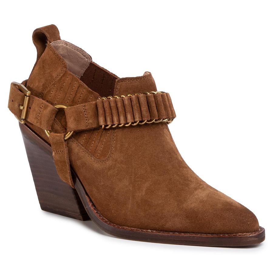 Polobotky BRONX - 75122-C Cognac 1606