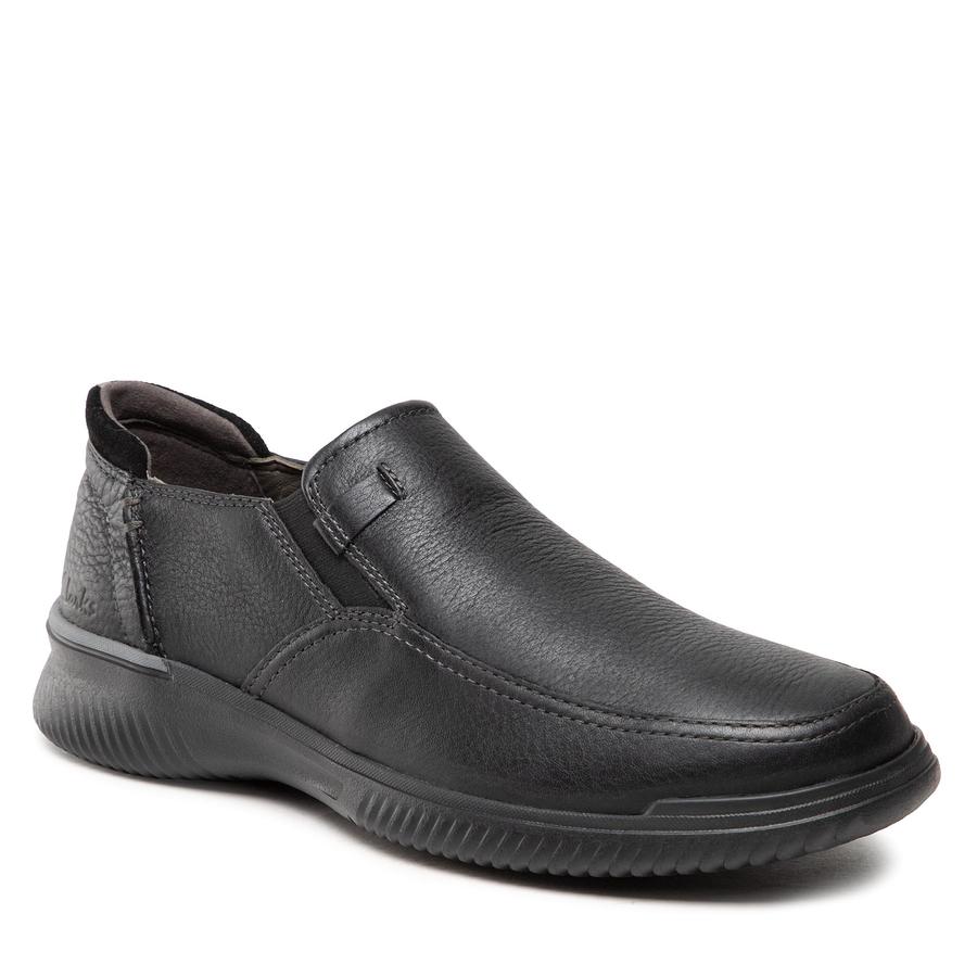 Polobotky CLARKS - Donaway Step 261614807 Black Leather