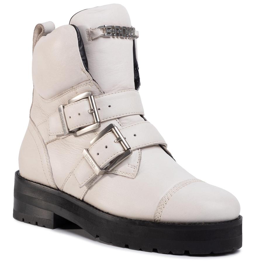 Polokozačky BRONX - 47196-G BX1607 Off White 05