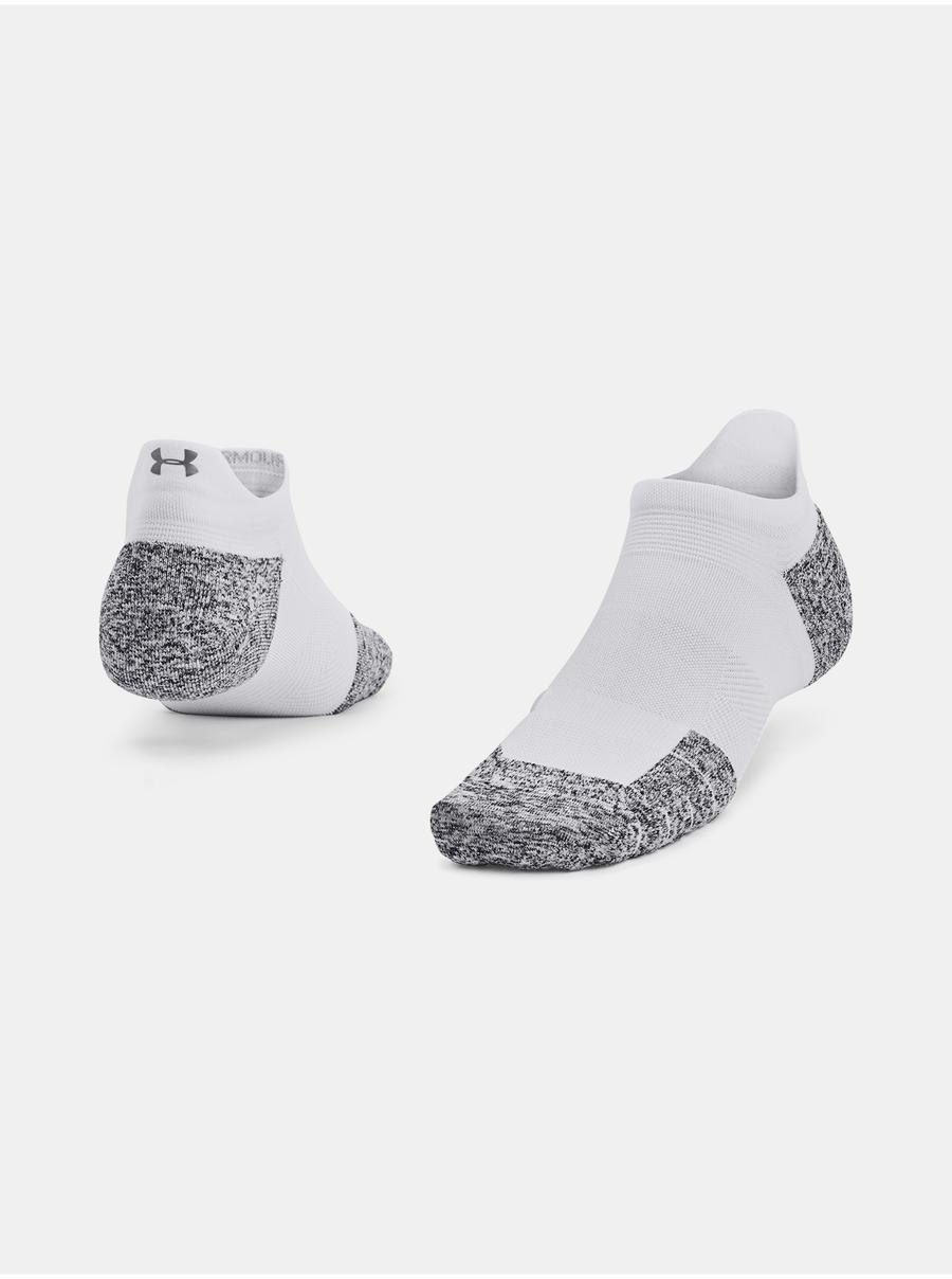 Ponožky Under Armour UA AD Run Cushion 1pk NS Tab-WHT