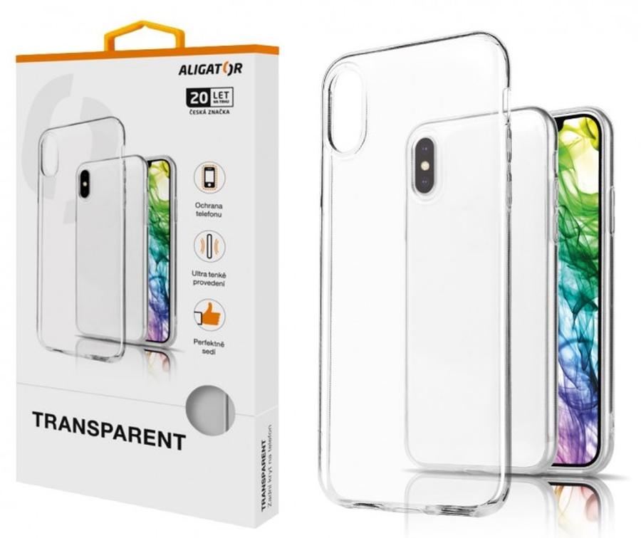 Pouzdro TRANSPARENT ALIGATOR pro Xiaomi Redmi Note 8 Pro